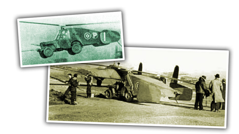 Illustration for article titled The Brits Actually Built This Crazy Flying Jeep